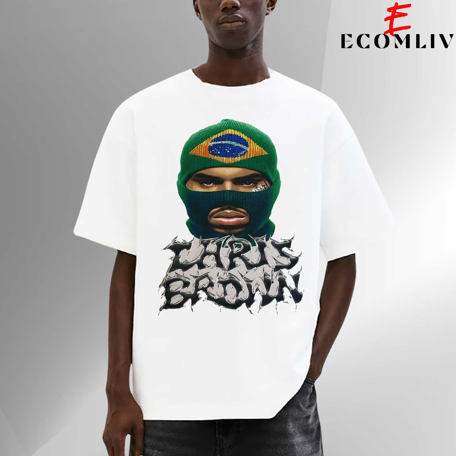 Breezy Graphic Tee, Hip Hop Shirt, Music Legend